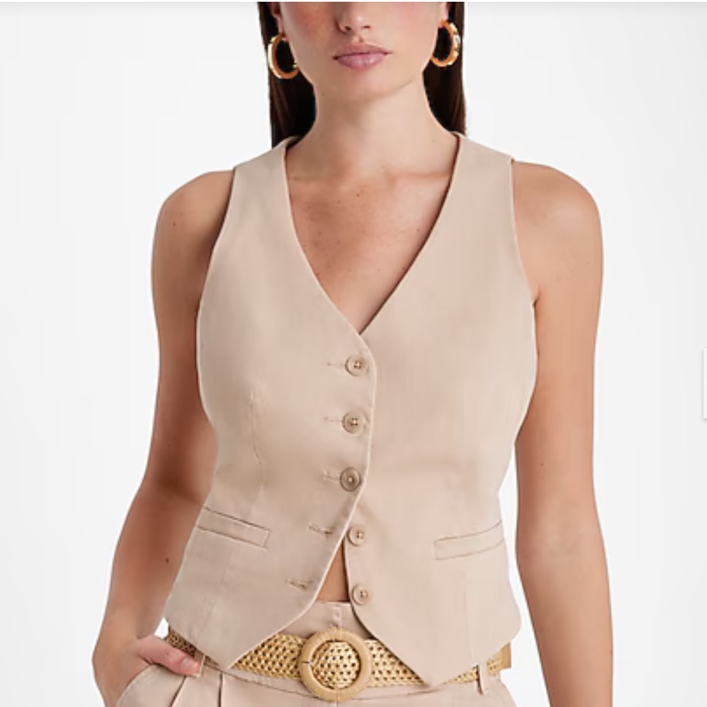 Wonderly Tan Pantsuit